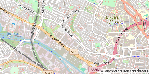 Map of Leeds