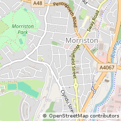 Map of Swansea