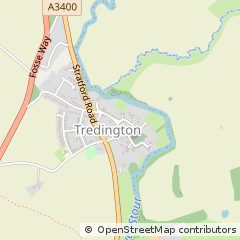 Map of Shipston on Stour, Warks
