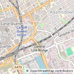 Map of Cardiff