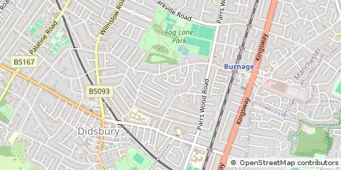 Map of Manchester
