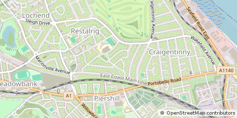 Map of Edinburgh