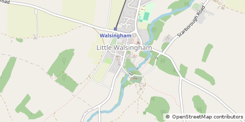 Map of Walsingham, Norfolk