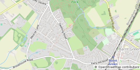 Map of Birmingham, West Midlands