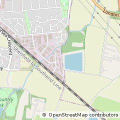Map of Wickford, Essex