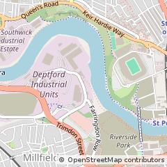 Map of Sunderland