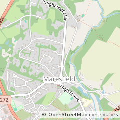 Map of Maresfield, East Sussex