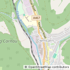 Map of Caerphilly
