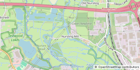 Map of Southampton, Hants