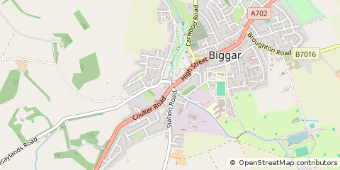 Map of Biggar