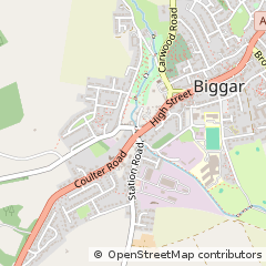 Map of Biggar