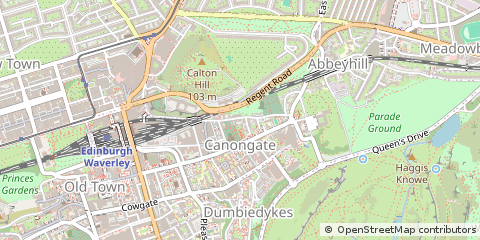 Map of Edinburgh