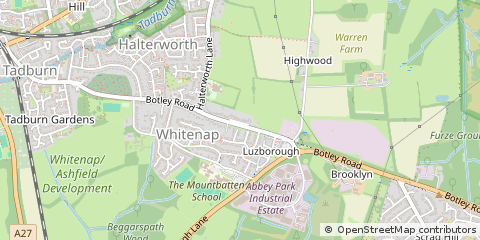 Map of Romsey