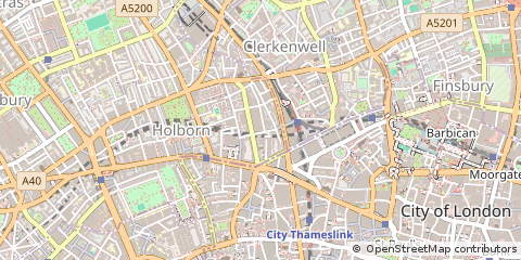 Map of London, Essex