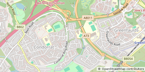 Map of Cumbernauld