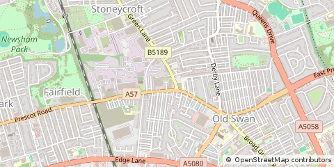 Map of Merseyside