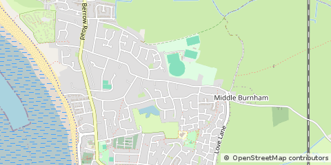 Map of Burnham-on-SEA, Somerset