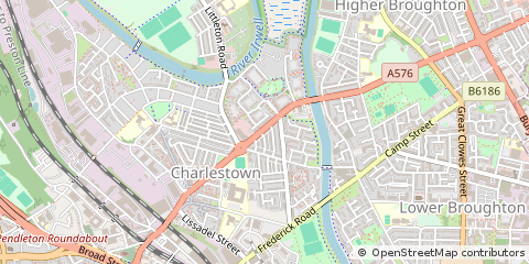 Map of Salford