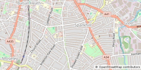 Map of Birmingham