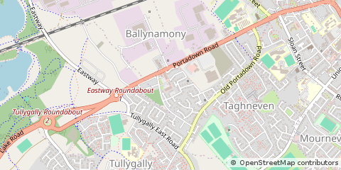 Map of Craigavon