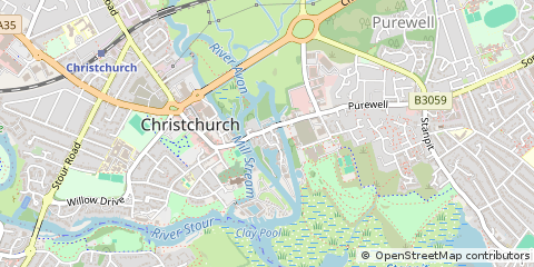 Map of Christchurch