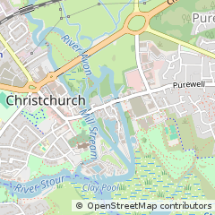 Map of Christchurch