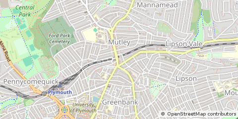 Map of Plymouth