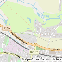 Map of Littlehampton, West Sussex