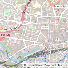 Map of Leeds, West Yorkshire