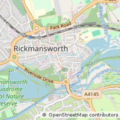 Map of Rickmansworth, Hertfordshire
