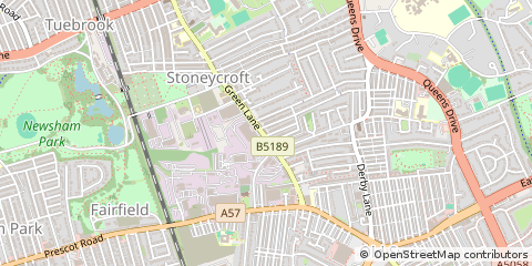 Map of Liverpool, Merseyside