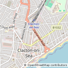 Map of Clacton-on-SEA, Essex