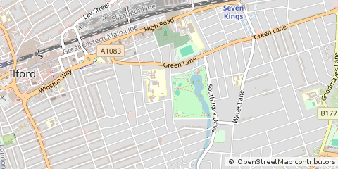 Map of Ilford