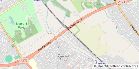 Map of Middlesbrough