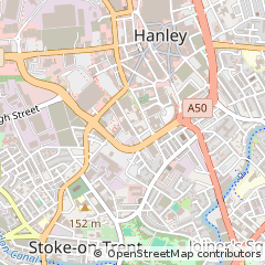 Map of Stoke-on-Trent