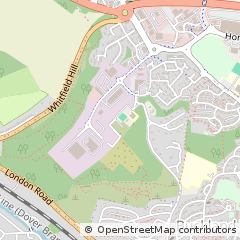 Map of Dover, Kent