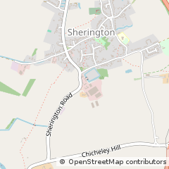 Map of Sherington, Buckinghamshire
