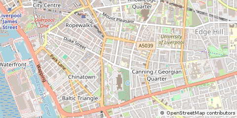 Map of Merseyside