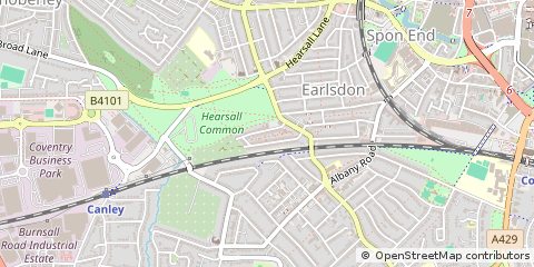 Map of Coventry