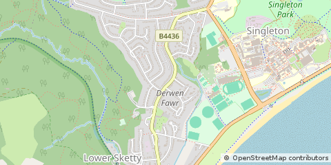 Map of Swansea