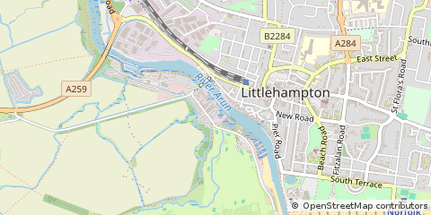 Map of Littlehampton