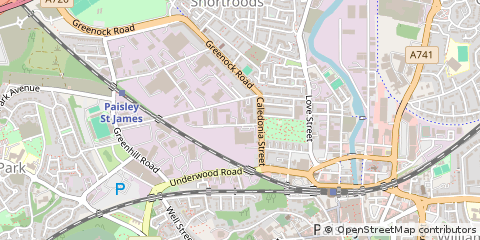 Map of Paisley