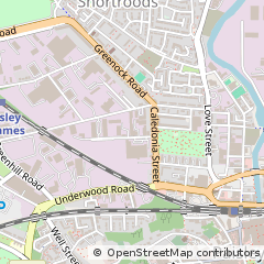 Map of Paisley