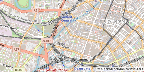 Map of Manchester