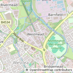 Map of Swindon, Wiltshire