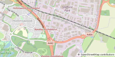 Map of Telford