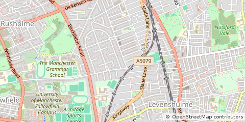 Map of Manchester