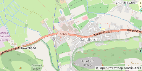 Map of Winscombe, Avon