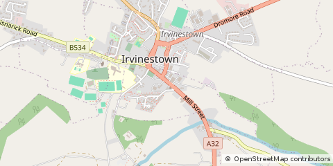 Map of Enniskillen