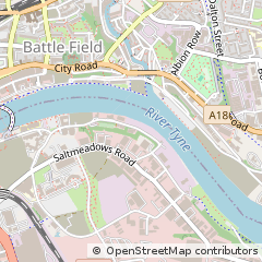 Map of Gateshead